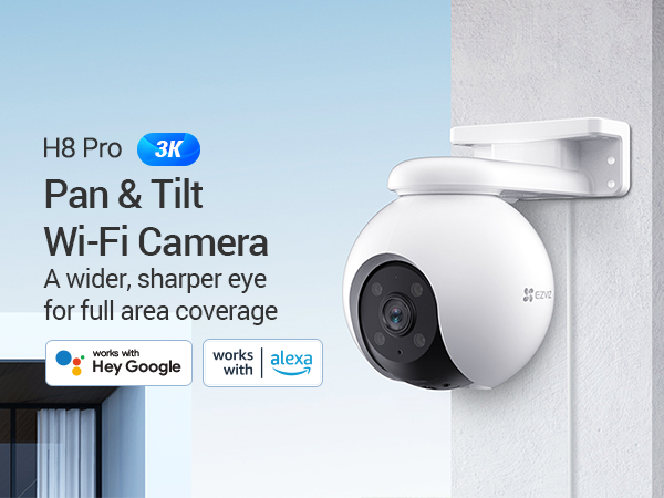 EZVIZ H8 Pro 3K Pan & Tilt Wi-Fi Out-Door Camera - Image 2